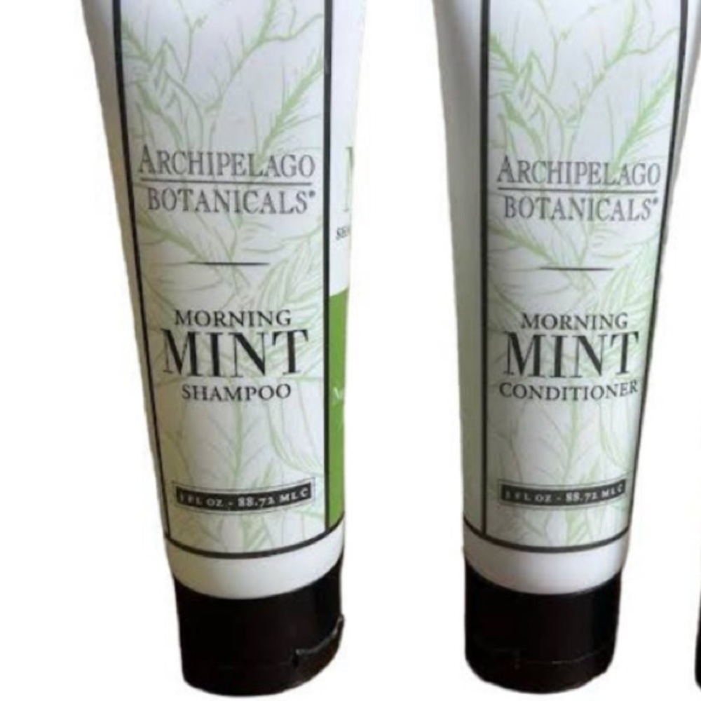 New Set Of Archipelago Botanicals shampoo and conditioner MORNING MINT